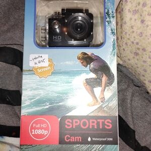 HD 1080P Black Sports Camera